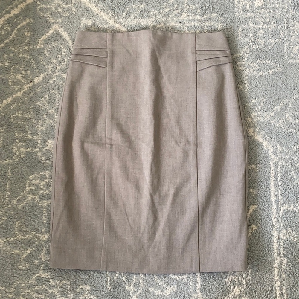 Express Grey/Brown Pencil Skirt